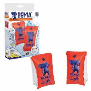 BEMA Schwimmflügel Gr.0 1-6 Jahre 11-30kg, orange, 14,5 x 19,5 cm