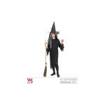 Kinderkostüm Hexe schwarz Gr.104, Kleid mit...