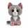 NICI Glubschis Plüsch Katze grau Felinja 25cm, ab 0 Monaten, NICI
