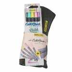 Etui Roll Pouch mit Calli Brush Pens Duo 5er Pastel, Pen...