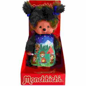 Monchhichi Mädchen 20cm Camping Dress, Camping Girl, Sekiguchi