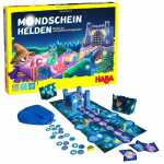 Brettspiel Mondscheinhelden, l 1 3D-Burg, 1 Spielplan,