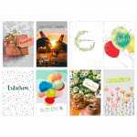 Gutscheinkarten 100er sortiert, 8 verschiedene Motive,,...