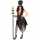 Kostüm Voodoo Priesterin Kleid Hut Gr. XL, Widmann