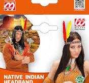 Indianerhaarband mit 2 Federn 8003558330416