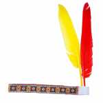 Indianerhaarband mit 2 Federn 8003558330416
