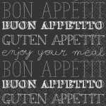 Serviette 33x33cm Lorenzo schwarz FSC-Mix