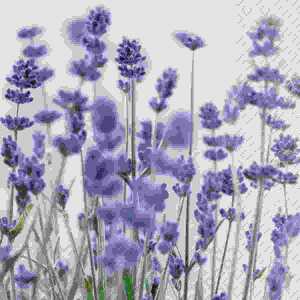 Serviette 33x33cm Violet violett FSC-Mix