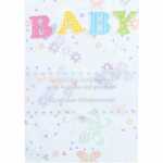 Klappkarten Geburt+Taufe 4 Jahreszeiten Motiv 001