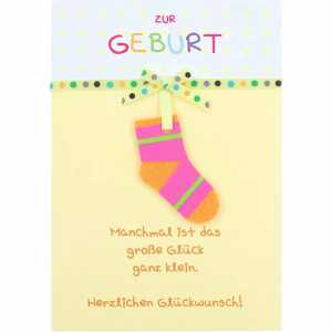 Klappkarten Geburt+Taufe 4 Jahreszeiten Motiv 002