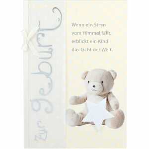 Klappkarten Geburt+Taufe 4 Jahreszeiten Motiv 003