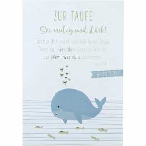 Klappkarten Geburt+Taufe 4 Jahreszeiten Motiv 014