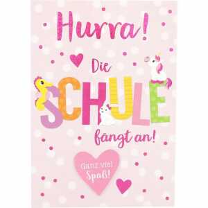 Klappkarten Schule 4 Jahreszeiten Motiv 003