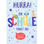 Klappkarten Schule 4 Jahreszeiten Motiv 004