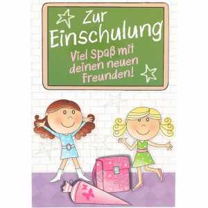 Klappkarten Schule 4 Jahreszeiten Motiv 010