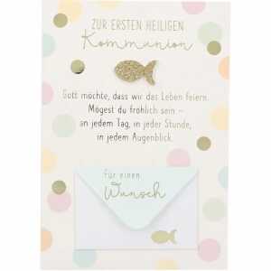 Klappkarten Kommunion 4 Jahreszeiten Motiv 004