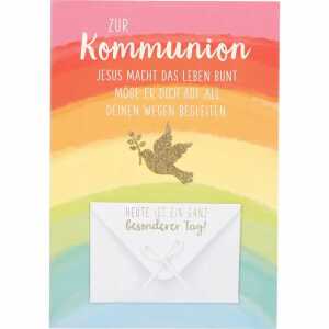 Klappkarten Kommunion 4 Jahreszeiten Motiv 006