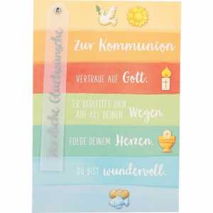 Klappkarten Kommunion 4 Jahreszeiten Motiv 012