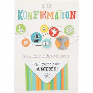 Klappkarten Konfirmation 4 Jahreszeiten Motiv 006