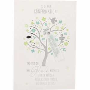 Klappkarten Konfirmation 4 Jahreszeiten Motiv 009