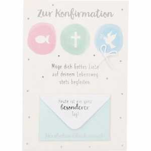 Klappkarten Konfirmation 4 Jahreszeiten Motiv 010