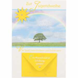 Klappkarten Jugendweihe 4 Jahreszeiten Motiv 002