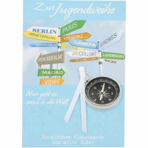 Klappkarten Jugendweihe 4 Jahreszeiten Motiv 010