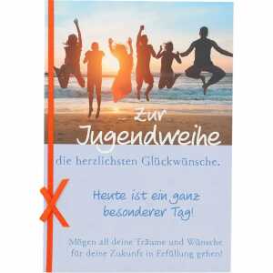 Klappkarten Jugendweihe 4 Jahreszeiten Motiv 012