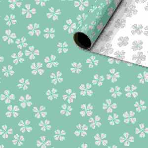 Geschenkpapier 70cmx1,5m Onne grün