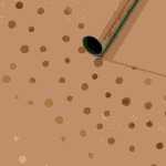 Geschenkpapier 70cmx2m Nuna gold