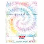 Herlitz Spiralblock A4 80 Bl. Lin.27 New Batik Freedom