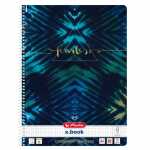 Herlitz Spiralblock A4 80 Blatt Lineatur New Batik Fearless