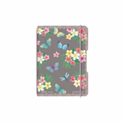 Herlitz Notizheft flex PP A6,40 Blatt,punkt Ladylike Butterflies, my.book