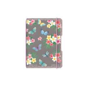 Notizheft flex PP A6,40 Blatt,punkt Ladylike Butterflies, my.book