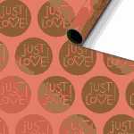 Geschenkpapier 70cmx1,5m Amita rosa