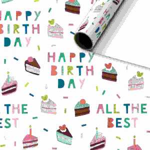 Geschenkpapier 70cmx1,5m Adriana weiss