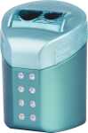 Faber Castell Doppelspitzdose konisch Sparkle RollOn sort