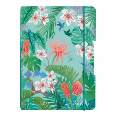 Herlitz Notizheft flex PP A5,40 Blatt,punkt Ladylike Jungle, my.book