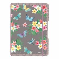 Herlitz Notizheft flex PP A5,40 Blatt,punkt Ladylike...