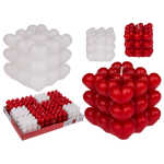 OOTB Kerze Bubble Hearts ca. 6 cm