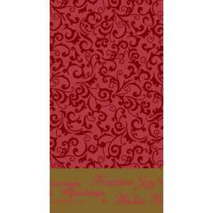 Tischdecke WH Red&Gold 120x180cm FSC-Mix, Paper + Design