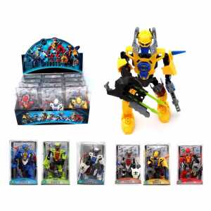 Space Robots 17cm sortiert, 6 verschiedene Farben