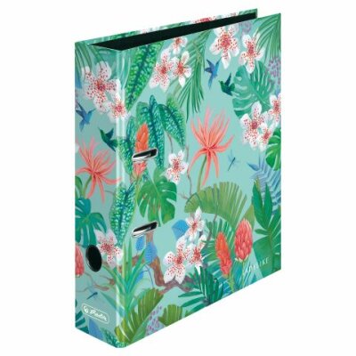 Herlitz Ordner maX.file A4 Ladylike Jungle Innenspiegel sw Rückenbreite 8 cm