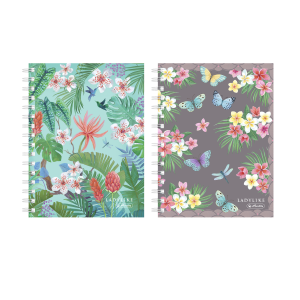 Herlitz Spiralboutiquebuch A5 Ladylike 100 Blatt kariert 2 Motive sort