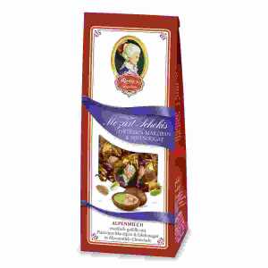 Constanze Mozart Schokis Alpenmilch 100g, Pralinen