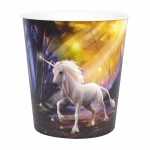 Idena Papierkorb aus PP 9 Liter Einhorn