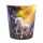 Idena Papierkorb aus PP 9 Liter Einhorn