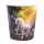 Idena Papierkorb aus PP 9 Liter Einhorn
