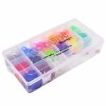 Loopies Loom Bandz Set 1200er, 15 verschieden Farben,