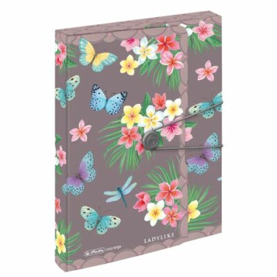 Herlitz Sammelbox A4 PP Ladylike Butterflie Rückenbreite 4cm